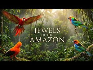 Amazon Jungle 4K: Jewels of the Rainforest | Colorful Birds & Hidden Wildlife