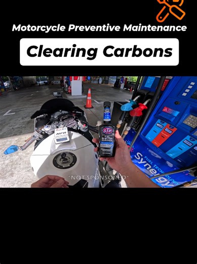 Clearing carbon deposits in my R1 engine with Fuel Injector Cleaner (Motorcycle Preventive Maintenance 🛠) Clogged injectors and carbon build up in the engine is going to affect your bike performance. . #clearcarbon #motorcyclemaintenance #sgbikers #sgbikes #fyp