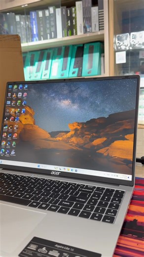 Acer Aspire Lite AL16-54P-58KJ $409 - Intel Core 5 processor 120U(10Core) - RAM : 8GB DDR5 - Storage : 256GB M.2 PCIe - 16" IPS (WUXGA) Acer Comfy View - GPU : Intel UHD Graphics - Windows 11 Pro Recommendation - 2-cell battery pack (Type-C 65W Adapter) - 1.7 Kg | Color : Silver - Code: L0038KJU1A1 ---------------------------- - Free : Backpack, Wireless Mouse, Pad - Free : Cleaning Kit Water | CC Store | Facebook