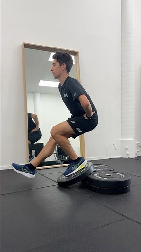 Eccentric Single Leg Incline Squat