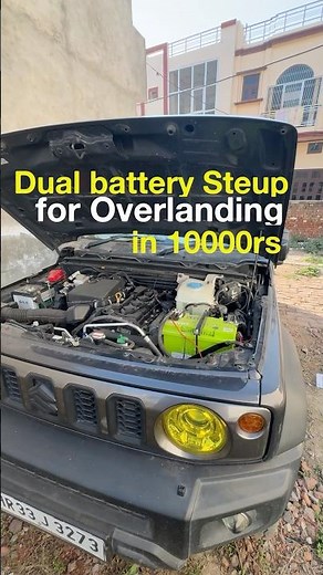 Budget Dual Battery Setup for Jimny – Under ₹10K!” 🚙🔋