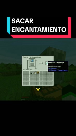 Cómo desencantar armas y armaduras en Minecraft