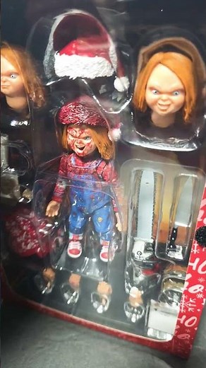 NECA CHUCKY Ultimate Holiday Edition figures. #neca #necachucky #necaultimatechucky #chucky