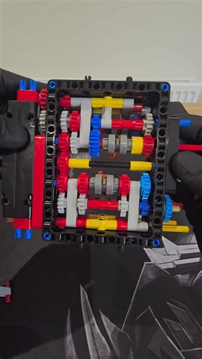 Lego Ferrari Daytona Gearbox #ferrari #lego #ferraridaytonasp3 #legotechnic