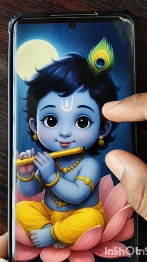 Bal Krishna Drawing 💓😍 How to Draw Krishna ✍️#krishna #shortvideo #art #trending #drawing
