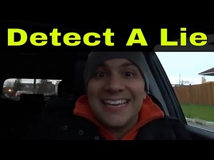How To Detect A Lie-Super Easy Method