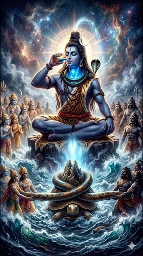 Samudra Manthan 🕉️ #mahadev #bholenath #shorts