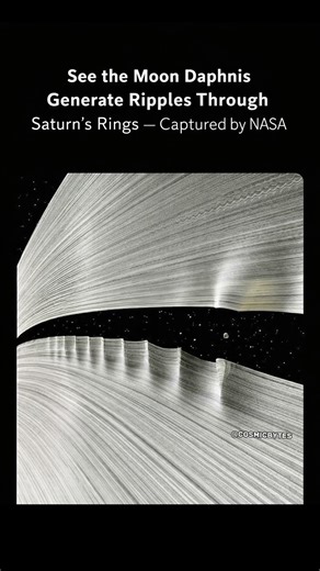 The Moon That Creates Waves in Saturn’s Rings 🌌