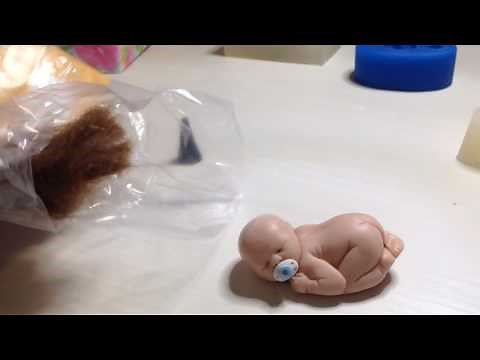 How To Add Hair To A Polymer Clay Baby