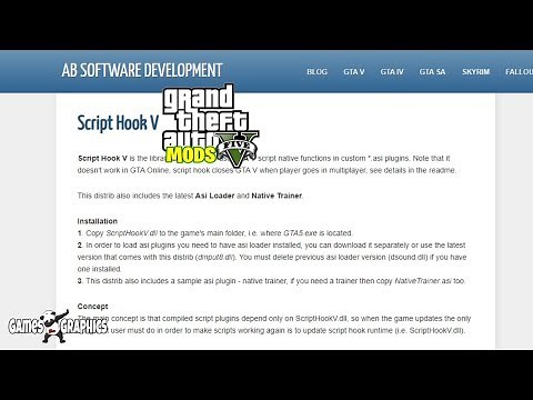 How to install and update Scripthookv & ScripthookDotNet (2020) GTA 5 MODS