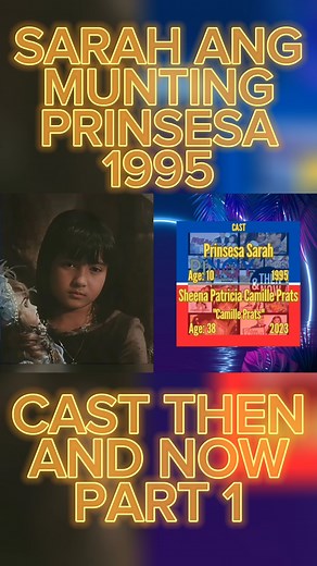 16K views · 120 reactions | SARAH ANG MUNTING PRINSESA (1995 VS 2023) CAST THEN AND NOW PART 1 #pinoymovie #pinoymovies #fbreels #thenandnow #NoonAtNgayon #reels #pinoy #movies #pinoymoviesthenandnow #pinoymoviesnoonatngayon #metareels #metareelsviral #batang90s #batang90sknows #CamillePrats #AngelicaPanganiban #AngelicaPedersen #AniPearlAlonzo #KathleenGoQuieng #JeanGarcia #Sarah #SaraPolverini #RioLocsin #MatRanillo #sarahangmuntingprinsesa | Pinoy Movies Then and Now | Facebook