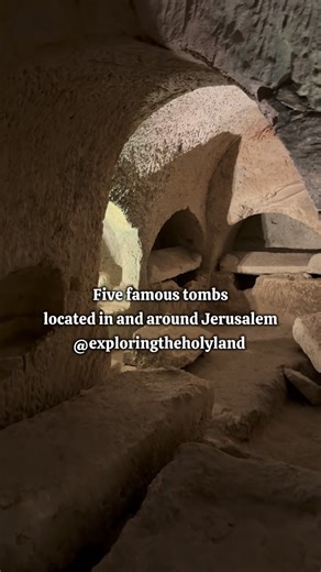 Exploring The Holy Land on Instagram: "Five famous tombs located in and around Jerusalem. . . . . . . . #jerusalem #tomb #grave #famous #history"