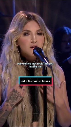 Julia Michaels - Issues (Acoustic Lyrics Video)