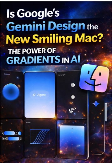 Is Google's Gemini Design the New Smiling Mac? The Power of Gradients in AI We explore how Google's design approach for Gemini mirrors Apple's iconic 1984 Macintosh strategy. We discuss how Google uses gradients instead of traditional icons to make AI feel friendly, alive, and understandable. We break down how these shifting colors guide user attention, visualize AI thinking in real time, and reduce fear around artificial intelligence. We examine whether gradients have become today's answer to t