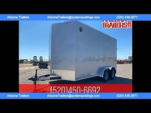 2024 Pace American 7 X 14 Tandem Axle Enclosed Cargo Trailer