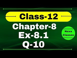Class 12 Ex 8.1 Q10 Math | Chapter8 Class12 Math | Application of Integral | Ex 8.1 Q10 Class12 Math
