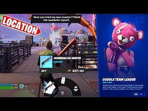 Cuddle Team Leader Location // Fortnite Chapter 3 Season 3 - Vibin'