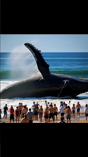 Humpback Whale Breaching | Majestic Moment in the Pacific Ocean #humpbackwhale #oceanlife #nature