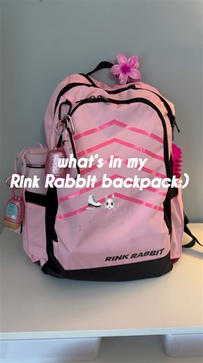 ⛸️Zayna⛸️ on Instagram: "what’s in my rink rabbit backpack!⛸️🐰#rinkrabbit #figureskating #figureskater #iceskating #whatsinmybag"