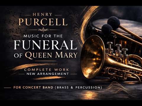 Music for the Funeral of Queen Mary for Brass and Percussion