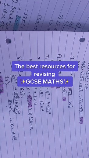 A part 2 of sorts with a few more helpful resources ✨✏️😁 #maths #math #revision #revise #study #gcse #uk #school #gcseobjectives #follow #work #improve #share #fyp #foryou