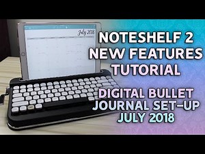 New Features in Noteshelf 2 for Digital Bullet Journals • Image Editing & More!