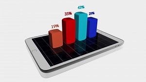 Vibrant Motion Graphics Of Real-time Chart Stock Footage SBV-348923861 - Storyblocks