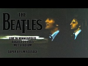 The Beatles - Live Concert Minneapolis - August 21, 1965 - 8mm Film Footage - Never Before Seen