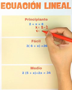 375K views · 6.6K reactions | ✅Guía para solucionar ecuaciones lineales ✅ | Juegos Matemáticos | Facebook
