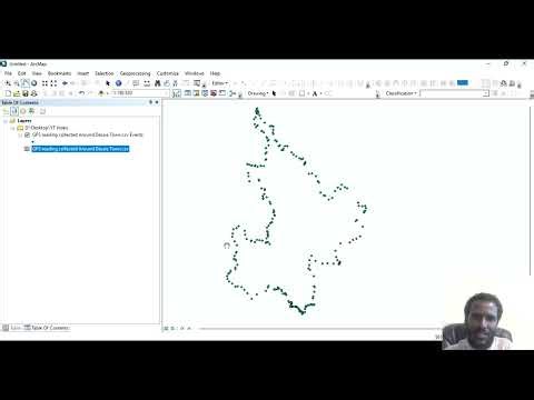 How to convert GPS Reading into line and polygon Using Arc GIS ሙሉ ቪድዮ በአማረኛ