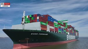 Ever Forward ‘stuck’ in the Chesapeake Bay