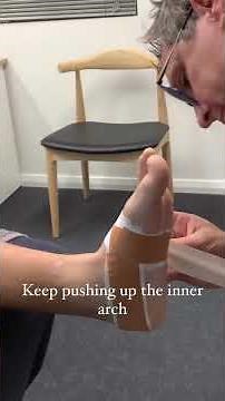 How to do arch support strapping