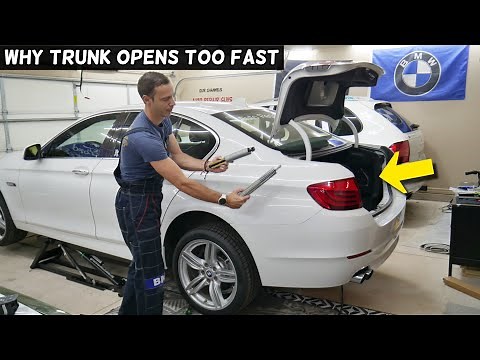 WHY TRUNK OPENS TOO FAST QUICK BMW F10 F11 528i 535i 520i 530i 550i 518d 520d 525d 530d 535d