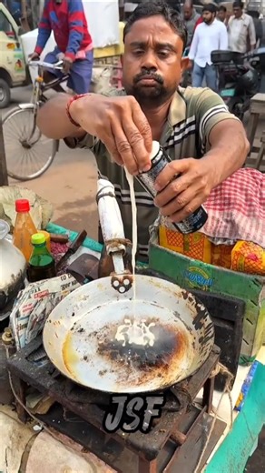 very crazy and extraordinary indian street food..