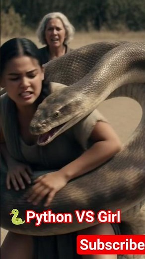 One Girl vs Giant Python 🐍| #shortsfeed | #virslshortvideo | #animals | #shortfeed | #shorts