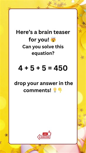 Only Geniuses Spot the Trick – Solve This Equation! 🧠🔥 #mindbendingquiz #brainteaser