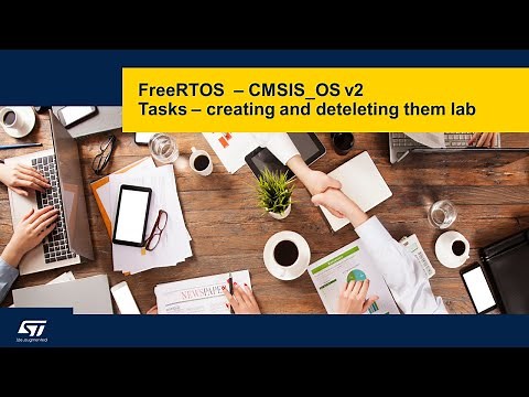 FreeRTOS on STM32 v2 - 12g Tasks create and delete - lab