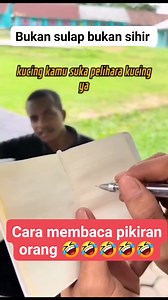 37K reactions · 2.3K shares | Bikin ngakak!!!藍藍Trick dan tips membaca pikiran orang #Fyp #komedi #sulap #komedilucu #komedingakak #hiburan #hiburanmalam | Fiyan | Facebook