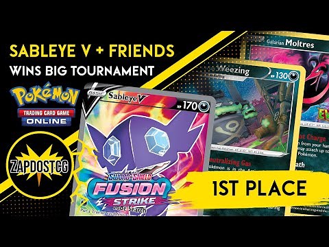 1st Place Galarian Weezing Sableye V Deck Wins Against Everything (Pokemon TCG)