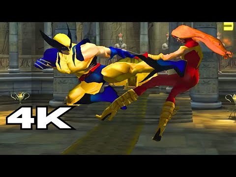 X-Men Next Dimension | Gamecube | 4K 60ᶠᵖˢ UHD🔴 | Dolphin Gameplay | ROGUE