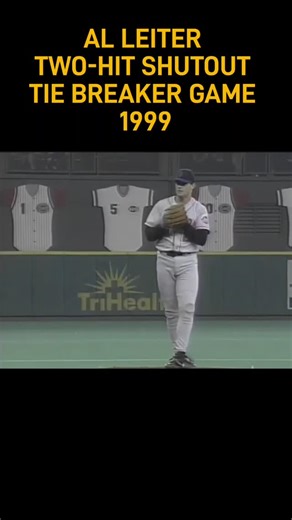Historical Sports Goon on Instagram: "Flashback to 1999. Winner-take-all. The season is on the line in a single, gut-wrenching tie-breaker game for the Wild Card. Watch as Mets ace Al Leiter delivers the game of his life, tossing an absolutely dominant two-hit shutout against the Reds, punching the Mets' ticket to the playoffs and ending a decade of drought. Don't forget to follow Historical Sports Goon for more retro sports-related content #mlb #baseball #worldseries #reels"