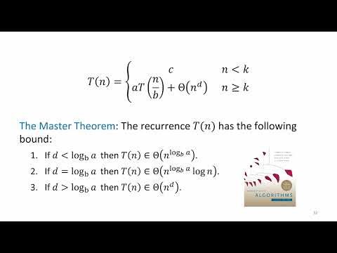 Using the Master Theorem on Binary Search and Merge Sort - Design and Analysis of Algorithms