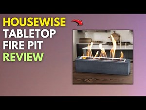 Housewise Tabletop Fire Pit Review!