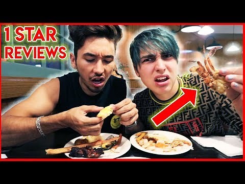 Eating at the WORST reviewed BUFFET w/ Brennen | Colby Brock