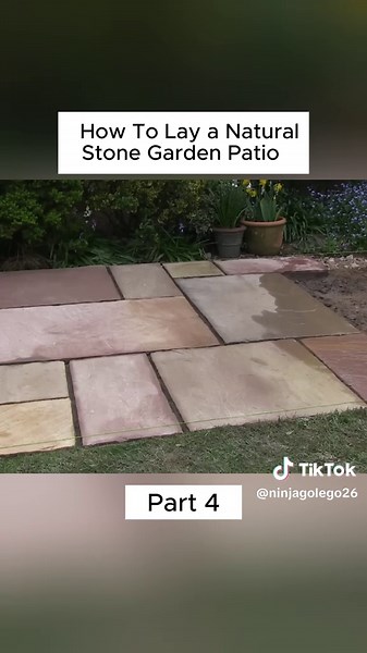 How to Lay a Natural Stone Garden Patio Effectively