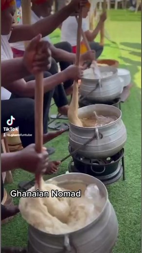 Enjoy Authentic Ghanaian Cooking Dinner - Fufu, Banku by Ghana women #food #travel #ghanafood | GHANAFUNTUBE
