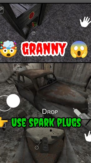 how to use spark plug in granny 😨 #tranding #ytshorts #shorts