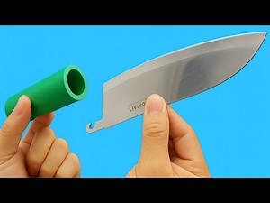 Don't Throw Away Your PVC Pipe! I'll Show You How to Make a PVC Knife Handle