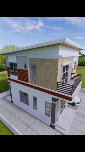 10K views · 73 reactions | 23x23 Feet House Plan 7x7 Meter 3 Bed 3 Bath Shed Roof PDF Plan | HousePlans 3D | Facebook