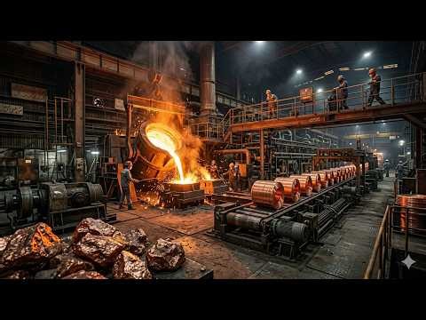 Inside the World’s Biggest Copper Factory | From Raw Rock to 99.99% Pure Copper